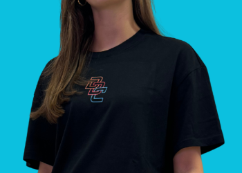Zwarte DDC t-shirt (oversized)